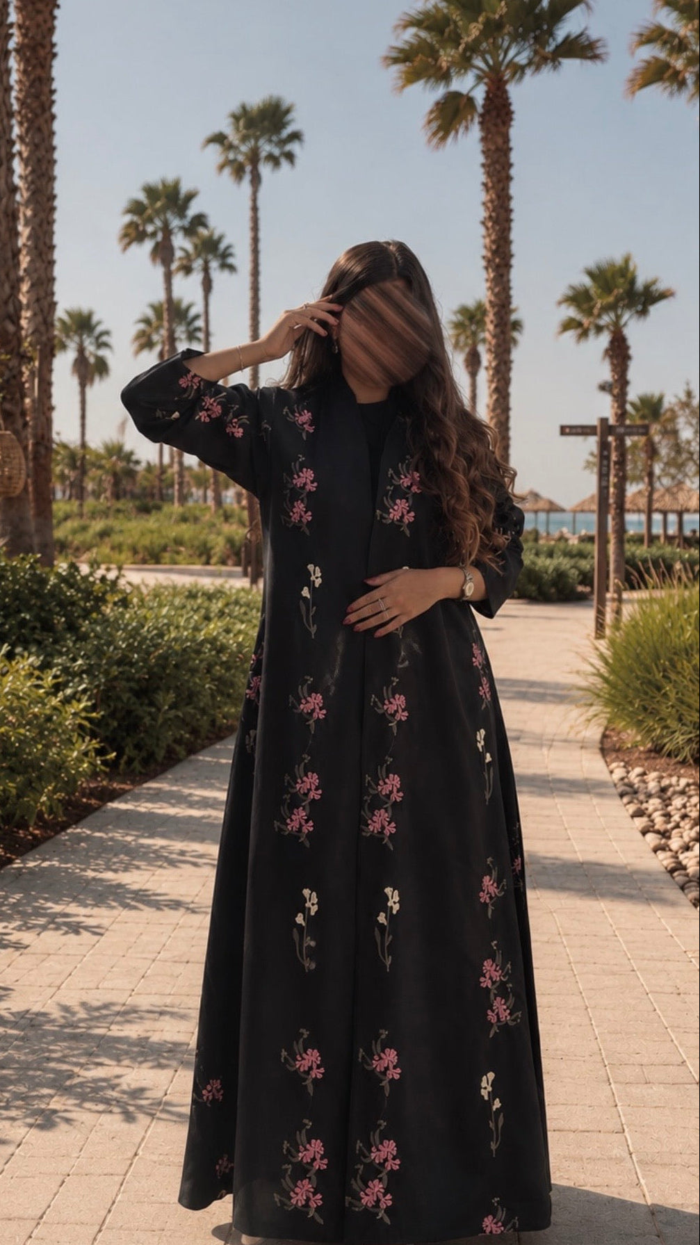 عبايه فتنة الورد