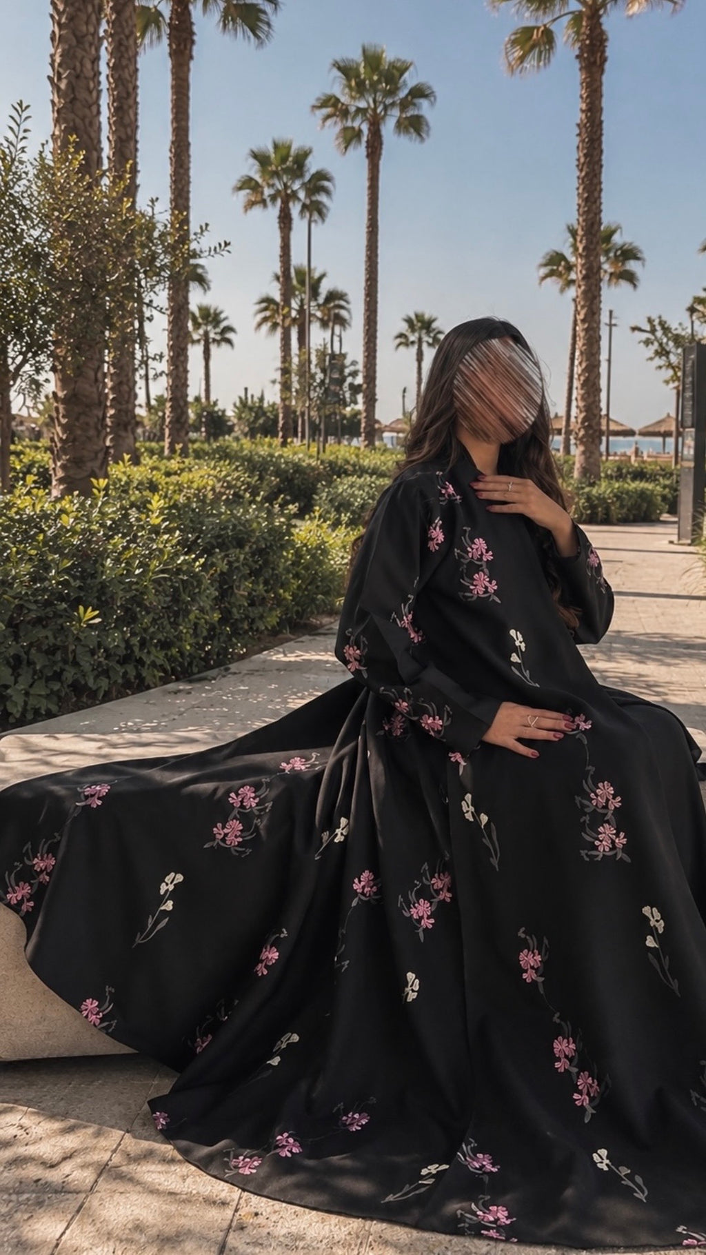 عبايه فتنة الورد